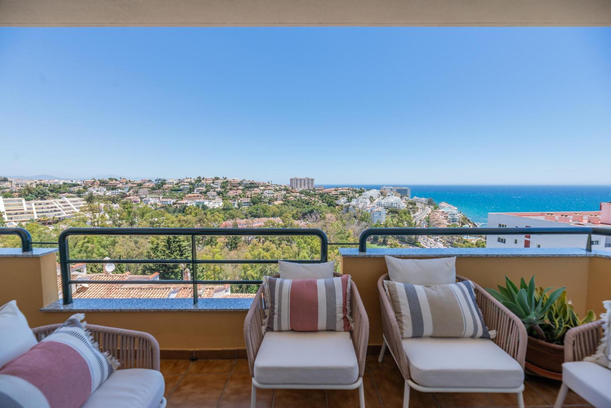 Luxury 4Bdr Penthouse With Sea Views Apartment Benalmadena Bagian luar foto